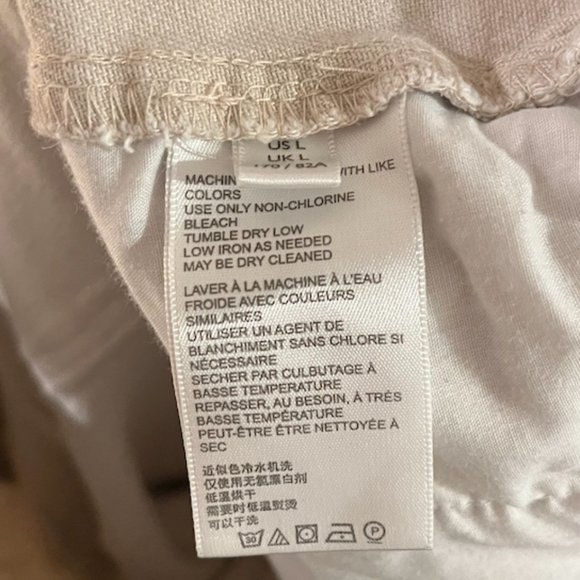 Khaki / Cream Urban Outfitters Standard Cloth Large Cargo Pants - Picture 5 of 6